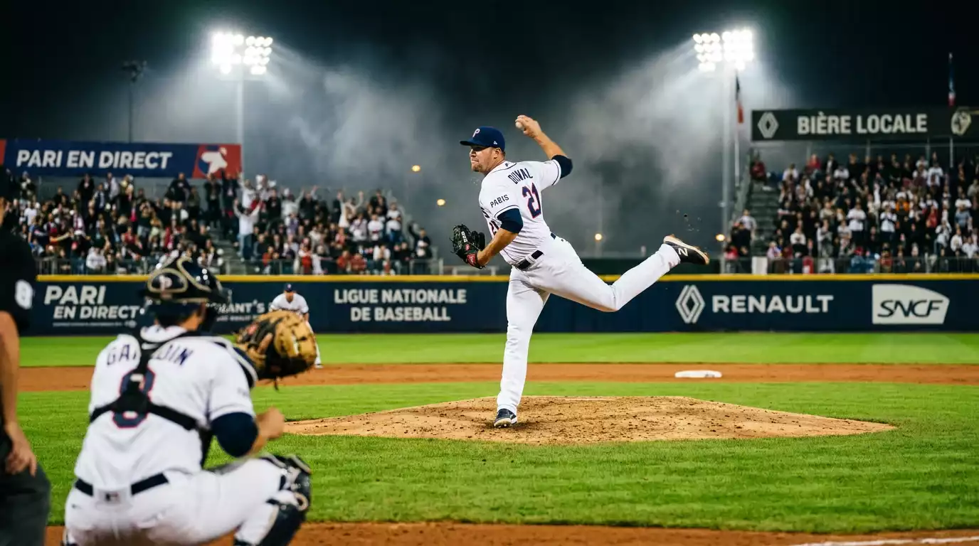 Paris en direct sur le baseball MLB: changement de lanceur en live